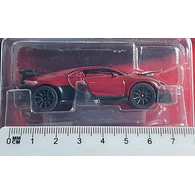 BUGATTI CHIRON ROJO , Escala 1:64, Marca MAJORETTE ﻿