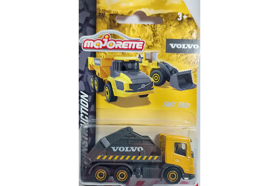VOLQUETA BASCULANTE VOLVO FMX , Escala 1:64, Marca MAJORETTE COLECCION 2022