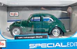 Volkswagen Escarabajo Verde, Escala 1/24,de Coleccion