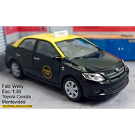 TOYOTA COROLLA TAXI DE MONTEVIDEO Escala 1:36 Carro De Coleccion 