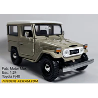 Toyota Land Cruiser Fj40 Beige SIN CAJA, Escala 1/24 De Colección