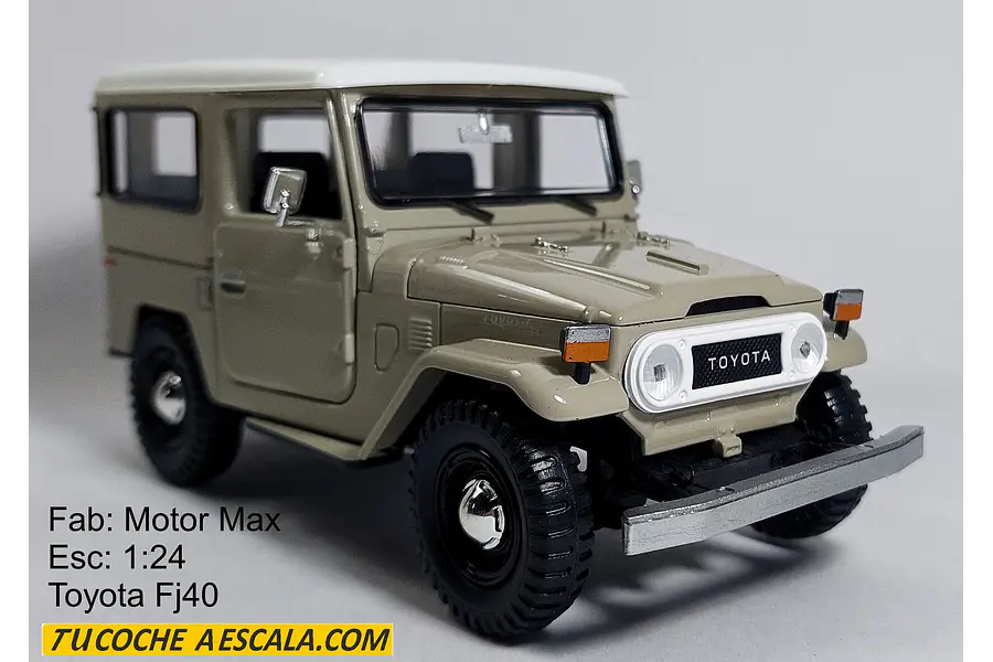 Toyota Land Cruiser Fj40 Beige SIN CAJA, Escala 1/24 De Colección