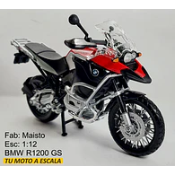 Bmw R 1200 Gs, Escala 1/12, De Coleccion marca MAISTO.