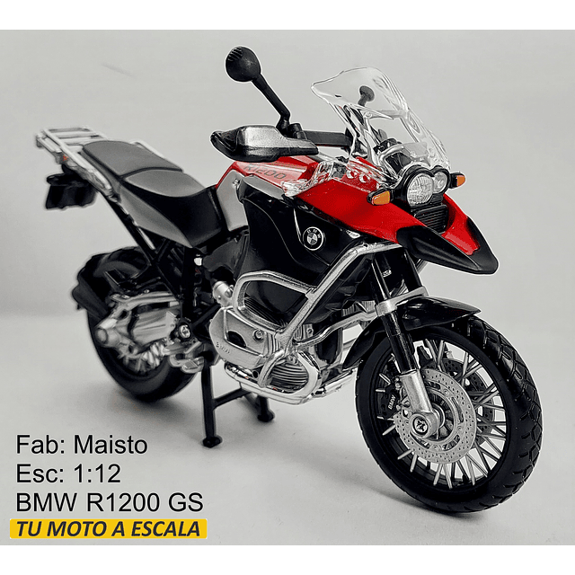 Bmw R 1200 Gs, Escala 1/12, De Coleccion marca MAISTO.