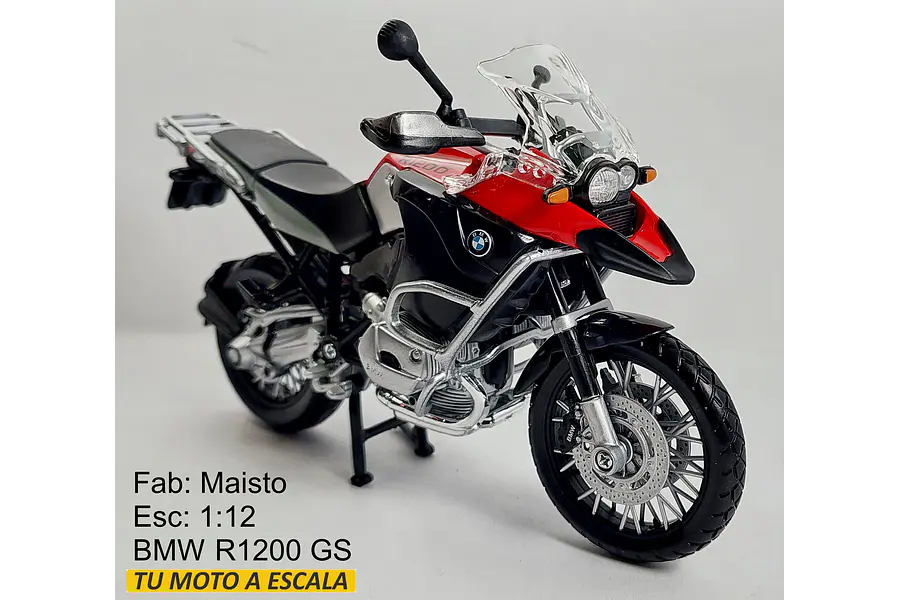 Bmw R 1200 Gs, Escala 1/12, De Coleccion marca MAISTO.