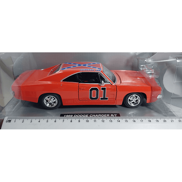 Dodge Charger RT 1969 General Lee, Escala 1/24,