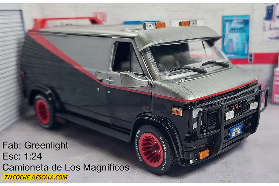 Camioneta De Los Magnificos, Escala 1/24, De Coleccion  MARCA GREENLIGHT