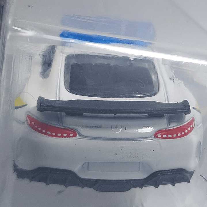 Mercedes Benz Policia AMG GTR Escala 1/64 Marca Majorette   3