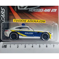 Mercedes Benz Policia AMG GTR Escala 1/64 Marca Majorette  