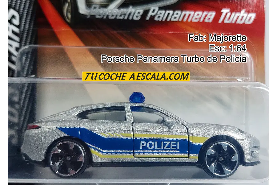 Porsche Panamera Turbo 2021 De Policía Majorette