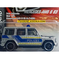 Mercedes Benz policia AMG G 63 Escala 1/64 Marca Majorette