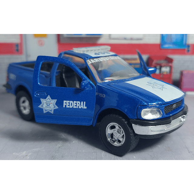 FORD F 150 DE POLICIA DE MEXICO , ESCALA 1/36, WELLY 