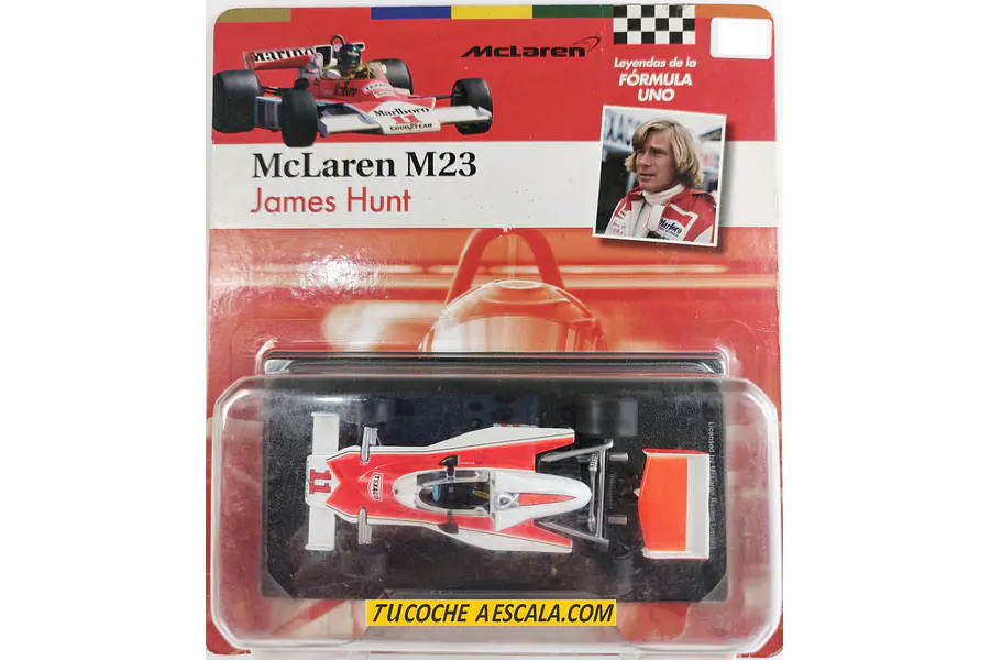 Formula 1 Mclaren M23 1976 James Hunt Carro A Escala 1/43 De Colección