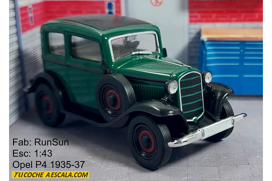 Opel P4, Escala 1/43 De Coleccion 