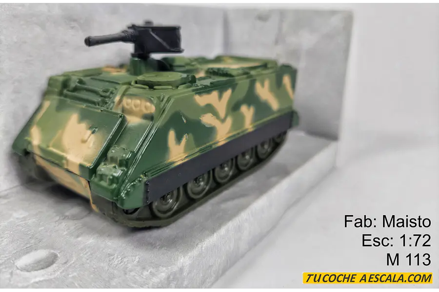 VEHICULO BLINDADO M113 , 1/72,  10 Cm,  Marca MAISTO