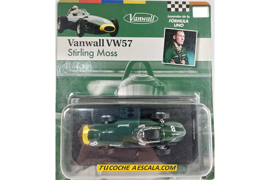 F1 Stirling Moss, Vanwall Vw57 1957 Carro A Escala 1/43 Colección