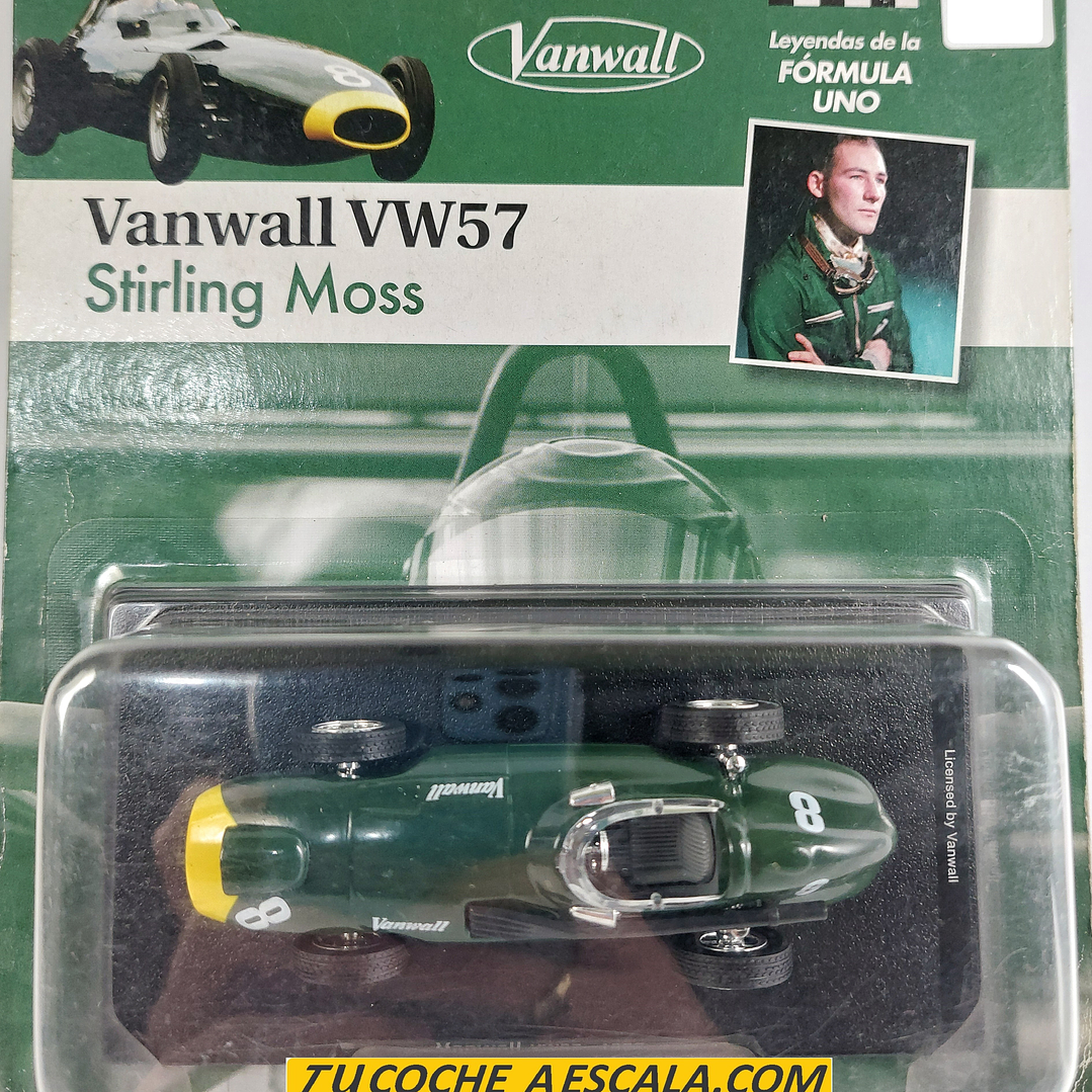 F1 Stirling Moss, Vanwall Vw57 1957 Carro A Escala 1/43 Colección 1