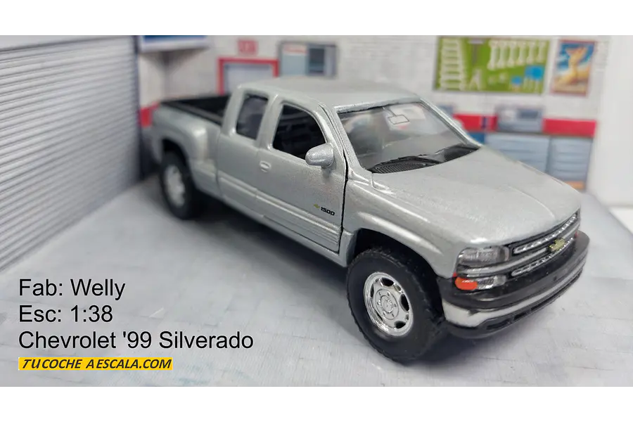 CHEVROLET SILVERADO 1999 Marca welly 1/38