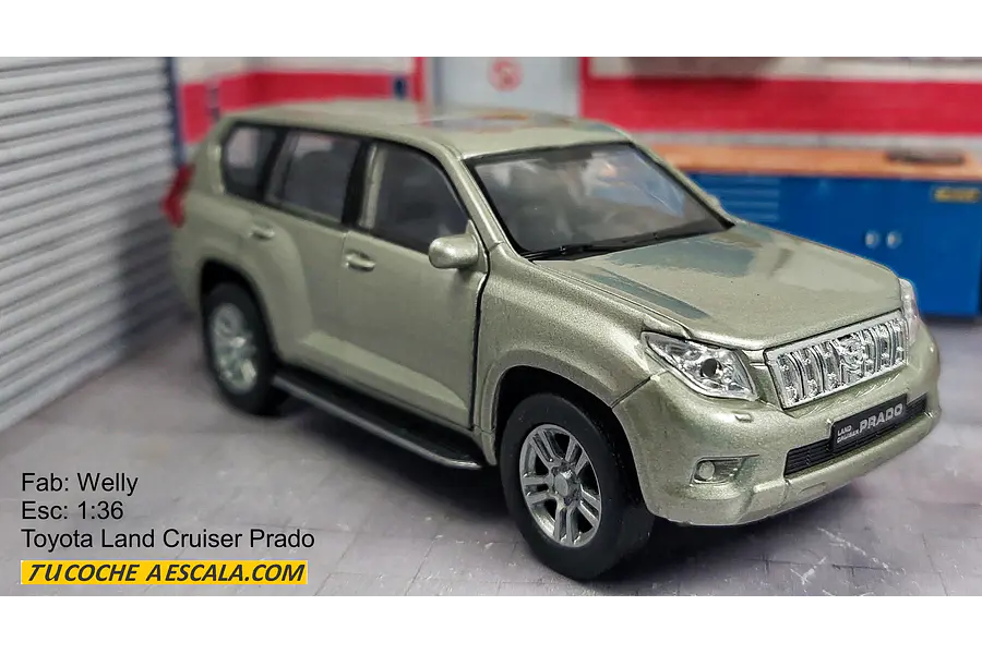 TOYOTA PRADO, MARCA WELLY, ESCALA 1/36