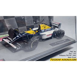 Formula 1, Prost, WILLIAMS FW15C 1993 Carro A Escala Colección