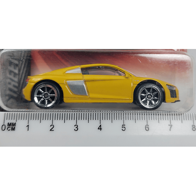 Audi R8 Amarillo de Coleccion Marca Majorette