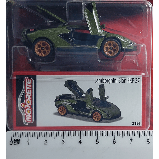 LAMBORGHINI SIAN VERDE, Escala 1:64, Marca MAJORETTE