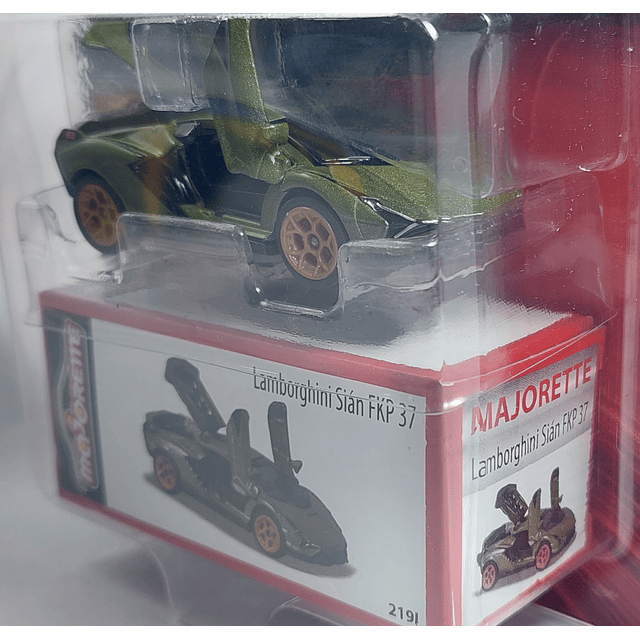 LAMBORGHINI SIAN VERDE, Escala 1:64, Marca MAJORETTE