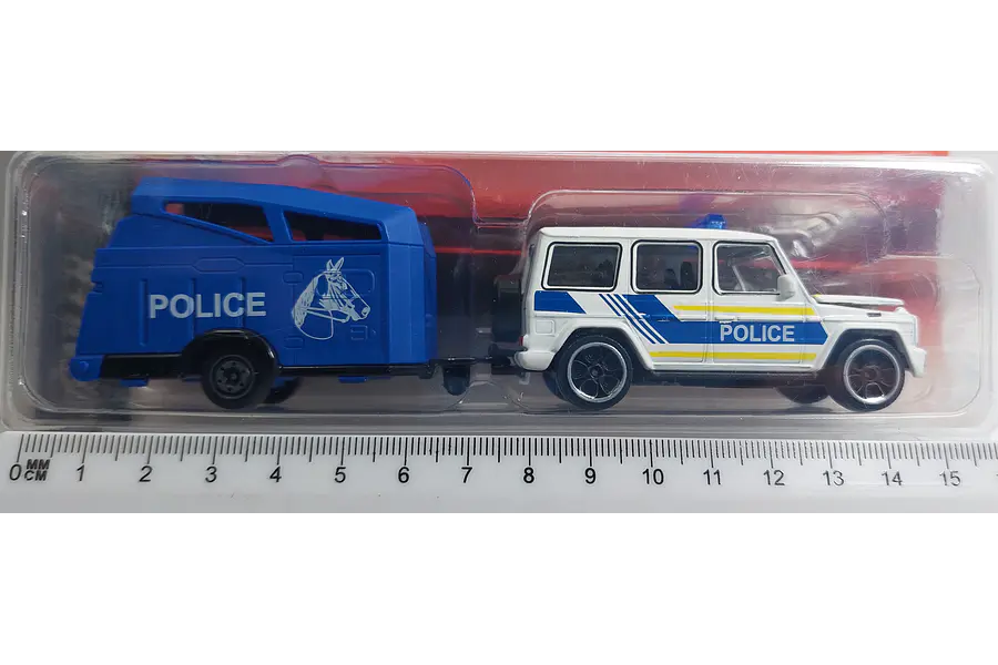 Mercedes Benz Clase G  de Policía de Colección Marca Majorette