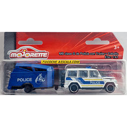 Mercedes Benz Clase G  de Policía de Colección Marca Majorette