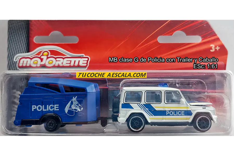 Mercedes Benz Clase G  de Policía de Colección Marca Majorette