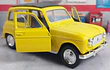 Renault 4 AMARILLO Escala 1:36 De Coleccion, MARCA WELLY