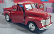 Chevrolet Pickup 1953 3100 Roja Carro A Escala Marca Welly