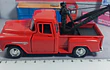 Grua Chevrolet Stepside roja 1955 Escala 1/36 Marca Welly