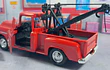 Grua Chevrolet Stepside roja 1955 Escala 1/36 Marca Welly