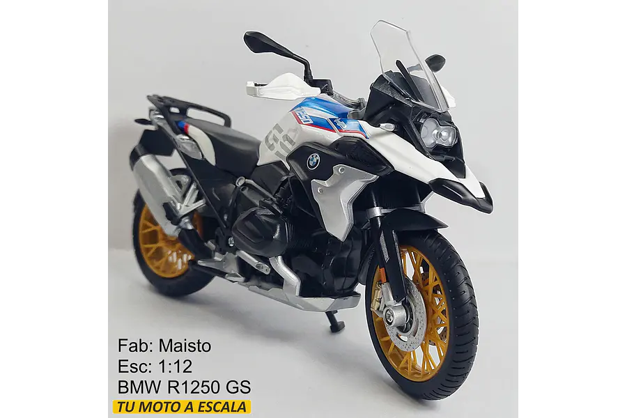 Bmw R 1250 Gs, Escala 1/12, De Coleccion marca MAISTO.