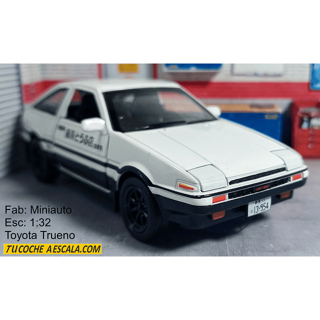 Toyota Trueno ae86 , Carro A Escala 1:32 de la serie INITIAL D