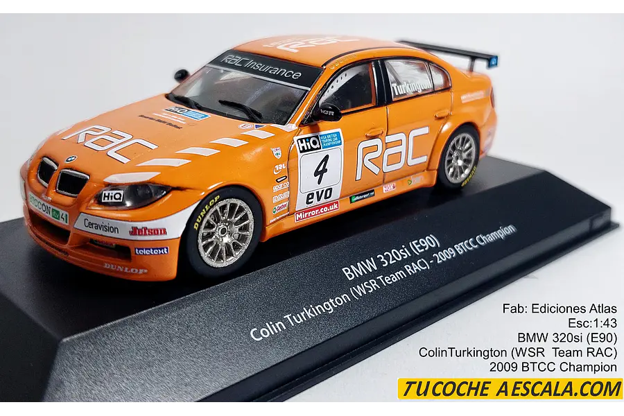BMW 320si E90 Carro A Escala 1/43 EDICIONES ATLAS