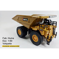 Volqueta CARBONERA MARCA HUINA ESCALA 1/60