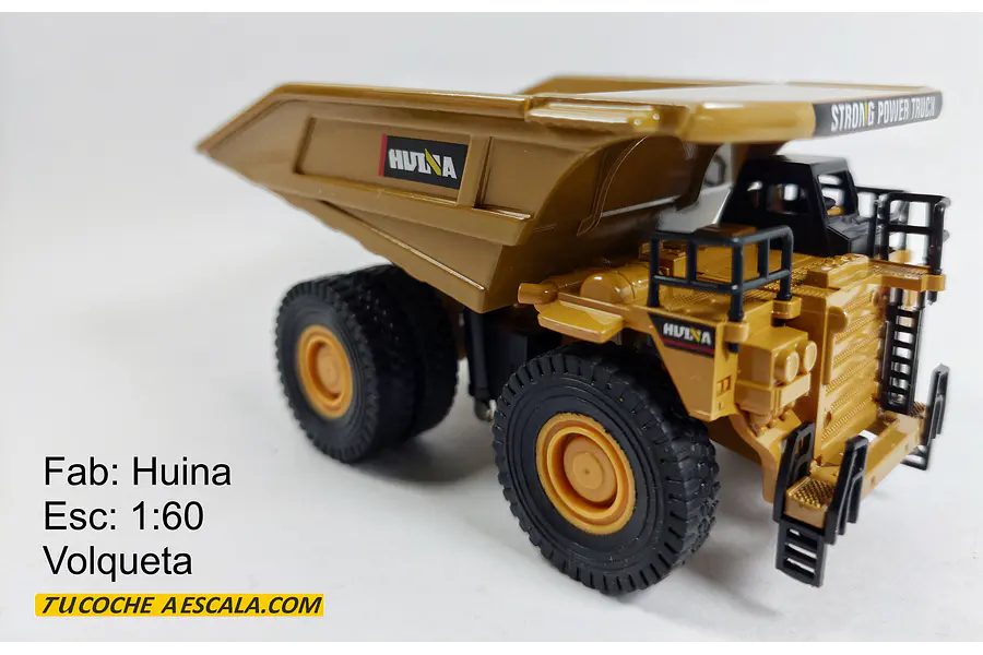 Volqueta CARBONERA MARCA HUINA ESCALA 1/60