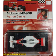 Formula 1, Ayrton Senna, Mclaren Mp4/5b Carro A Escala 1/43