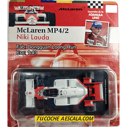 Formula 1 Niki Lauda, Mclaren Mp4/2 1984 Carro A Escala 1/43