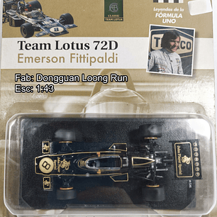 Formula 1, Emerson Fittipaldi, Team Lotus 72d Carro a Escala