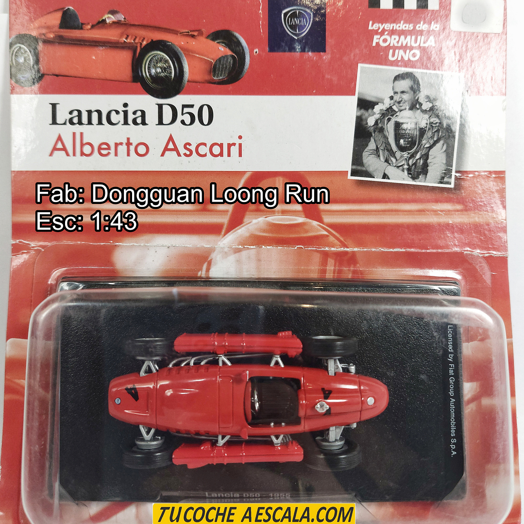 F1 Alberto Ascari, Lancia D50 1955 Carro Escala 1/43 De Colección 1