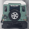 LAND ROVER DEFENDER VERDE CLARO ESCALA 1/43 MARCA CARARAMA