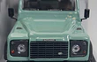 LAND ROVER DEFENDER VERDE CLARO ESCALA 1/43 MARCA CARARAMA