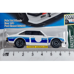 Ford Escort RS2000, Hot Wheels, Escala 1-64