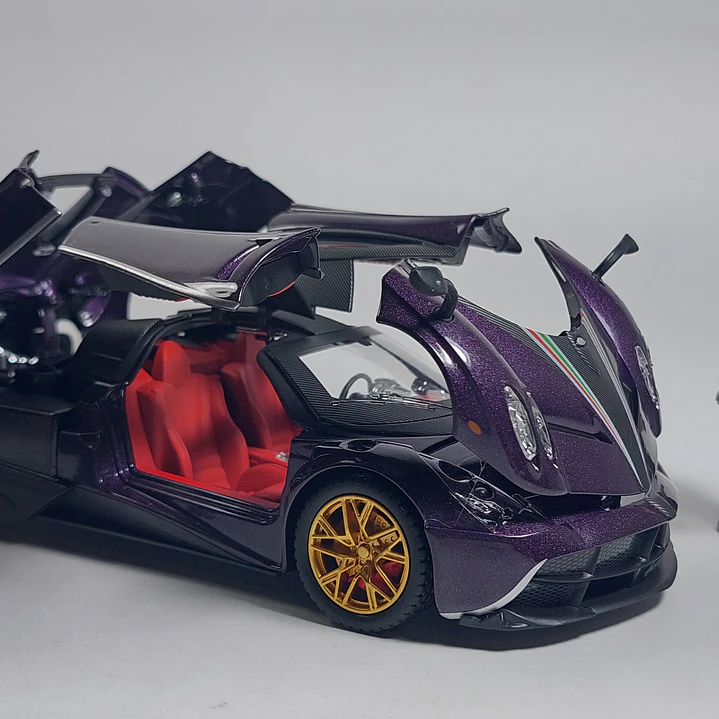 Pagani Huayra Roadster, morado Chino, Escala 1-24 6