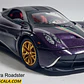Pagani Huayra Roadster, morado Chino, Escala 1-24 - Miniatura 1