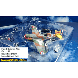 Dewoitine D.520 Marcel Albert 1941, Ediciones Atlas, Escala 1-72