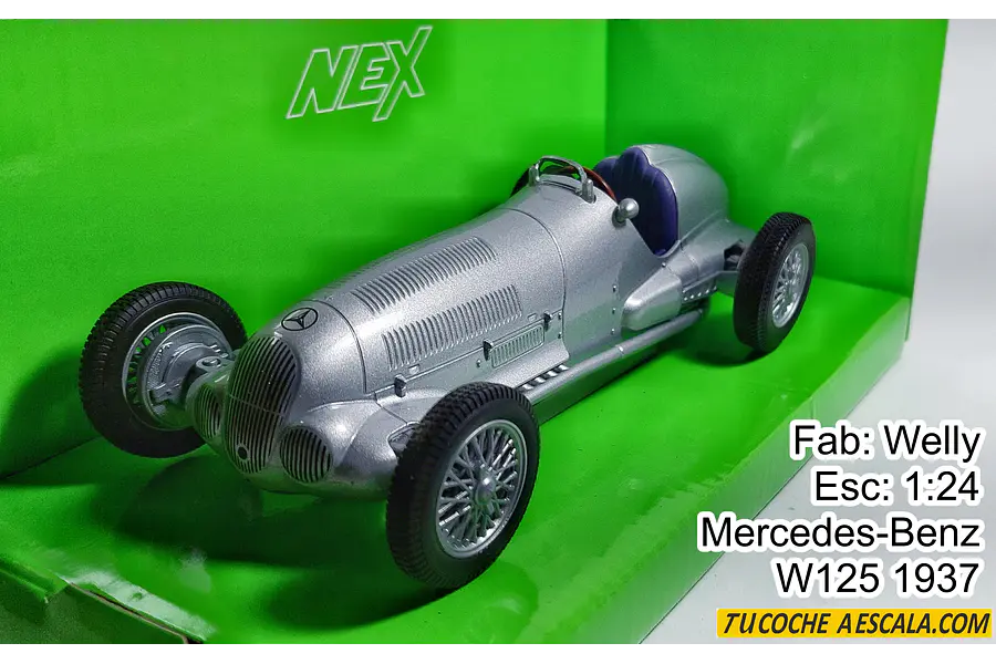 Mercedes-Benz W125 1937, Welly, Escala 1-24
